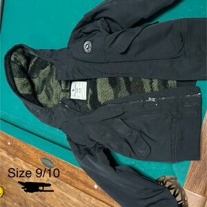 Abercrombie Kids Black Puffer Jacket